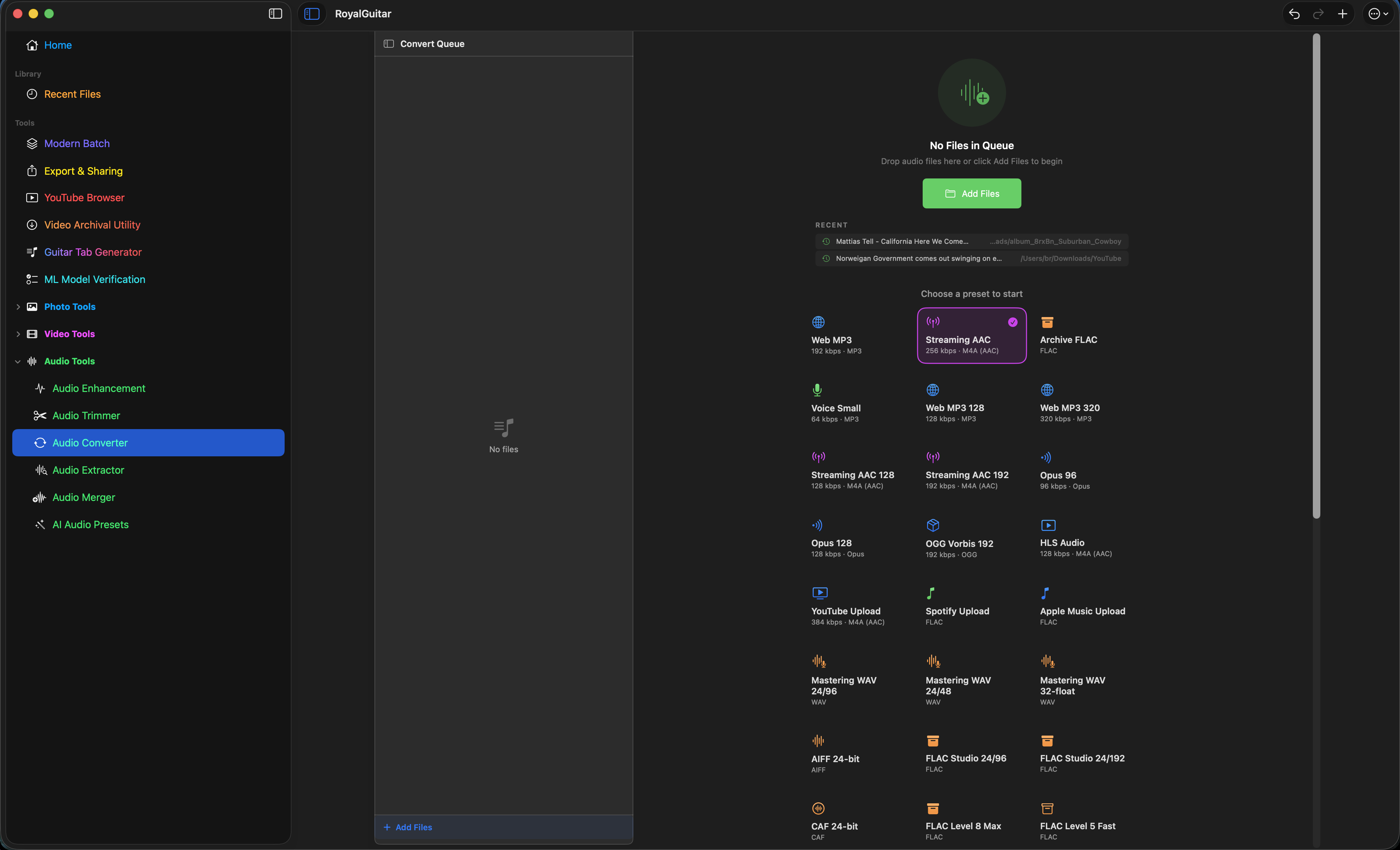 Audio converter
