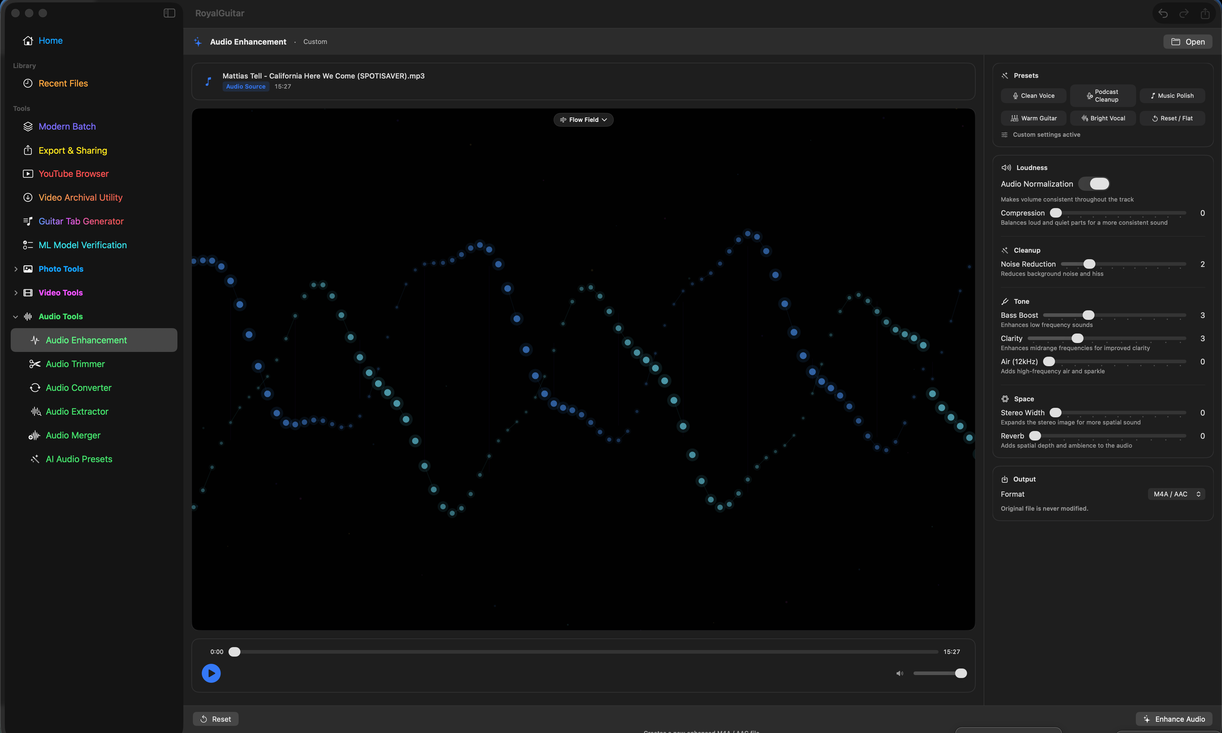 Audio enhancement