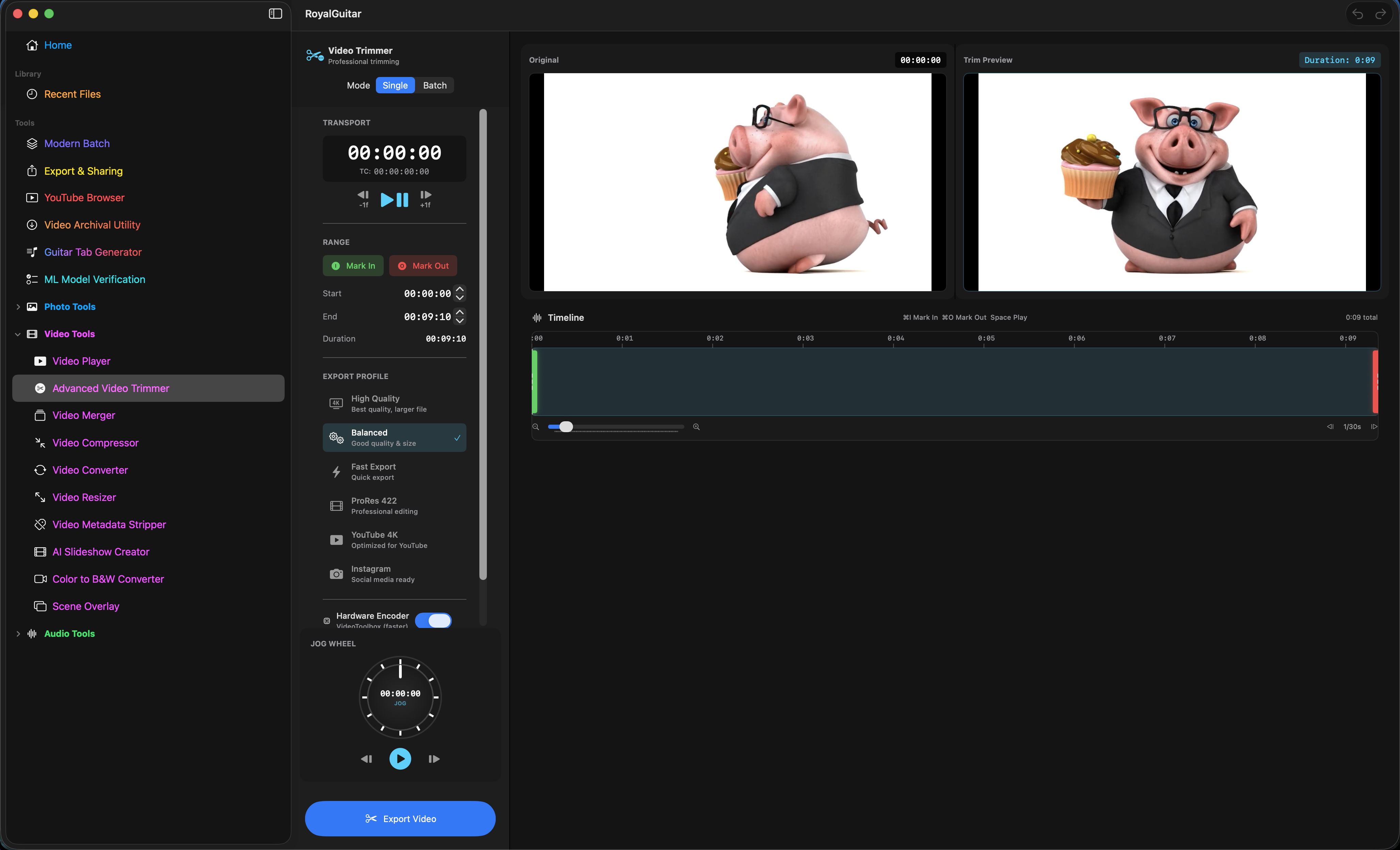 Video trimmer